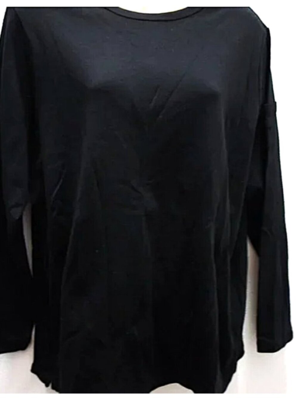 Lauren Ralph Lauren Black Tee W/Logo On Pocket On Sleeve size 2X NWOT